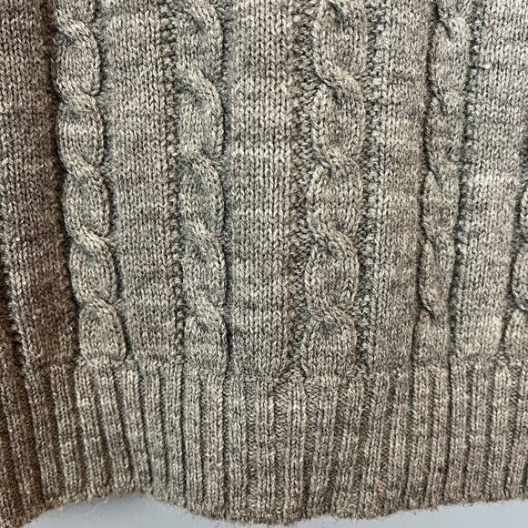 Mens Vintage Gray Cardigan Sweater Jantzen Country Squire Size Large Grandpa - Picture 9 of 9